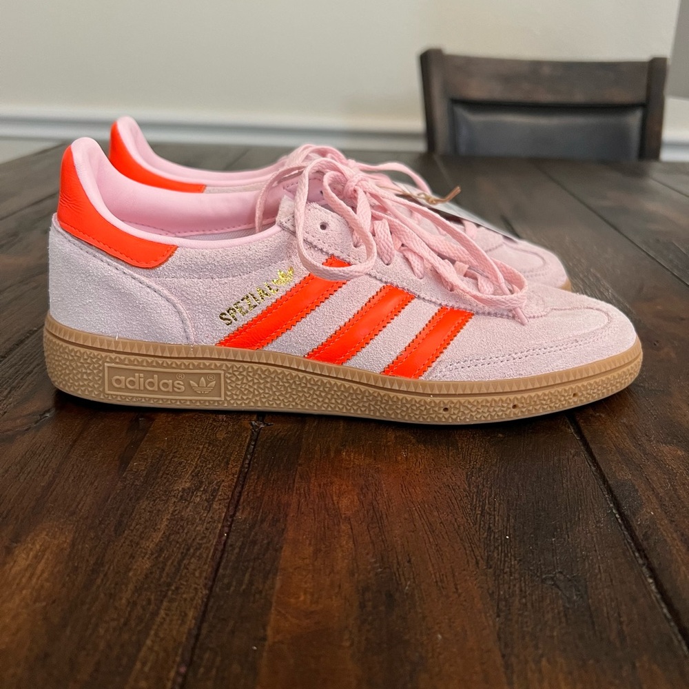 Adidas Handball Spezial Women’s Sneakers Pink and Orange size 7.5